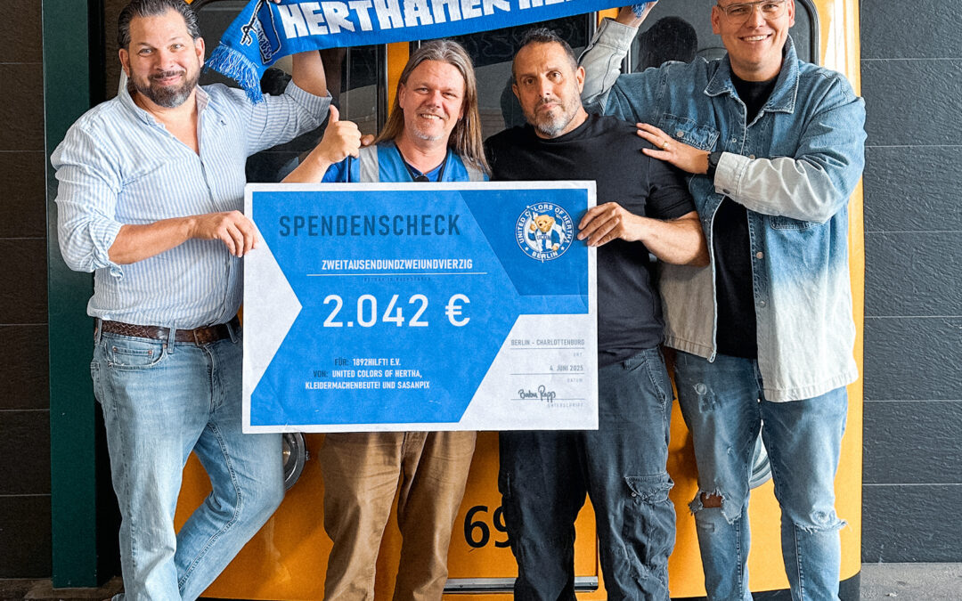 Gemeinsam stark: Die UCOH Bären-Kollektion sammelt 4.277 € für den guten Zweck